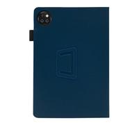 INSOLKIDON Compatibile con DOO-GEE T10W 10-INCH Tablet Custodia protettiva in pelle Cover con Funzione di Supporto, Auto Svegliati/Sonno,Cover Protezione in PU Pelle (Blu scuro)