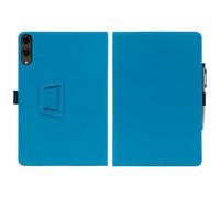 INSOLKIDON Compatibile con DOO-GEE Tab E3 Pro 13-INCH Tablet Custodia protettiva in pelle Cover con Funzione di Supporto, Auto Svegliati/Sonno,Cover Protezione in PU Pelle (Blu)