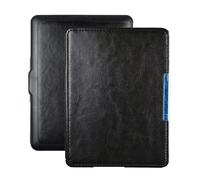 INSOLKIDON Compatibile con Kobo Glo (N613) 6-inch eReader Tablet Custodia protettiva in pelle Cover con Auto Svegliati/Sonno,Cover Protezione in PU Pelle (Nero)