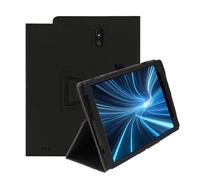 INSOLKIDON Compatibile Per Archos Oxygen 101s Ultra 10.1 Inch Tablet Custodia protettiva in pelle Cover con Funzione di Supporto, Auto Svegliati Sonno, Protezione in PU Pelle (Nero)