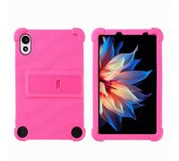 INSOLKIDON Compatibile Per Blackview Zeno 1 8-INCH Tablet Custodia protettiva in Silicone Cover con Funzione di Supporto (Pink)