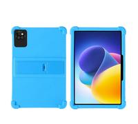 INSOLKIDON Compatibile Per DOOGEE T10W 10-INCH Tablet Custodia protettiva in Silicone Cover con Funzione di Supporto (Blue)