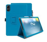 INSOLKIDON Compatibile Per DOOGEE Tab G6+ 11-INCH Tablet Custodia protettiva in pelle Cover con Funzione di Supporto, Auto Svegliati/Sonno,Cover Protezione in PU Pelle (Blu)
