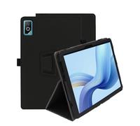 INSOLKIDON Compatibile Per DOOGEE Tab G6 Pro 12 INCH Tablet Custodia protettiva in pelle Cover con Funzione di Supporto, Auto Svegliati/Sonno, Protezione in PU Pelle (Nero)