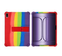 INSOLKIDON Compatibile Per OnePlus Pad 2 Pro 13.2 inch Tablet Custodia protettiva in Silicone Cover con Funzione di Supporto (Rainbow)