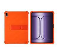 INSOLKIDON Compatibile Per OnePlus Pad 2 Pro 13.2 inch Tablet Custodia protettiva in Silicone Cover con Funzione di Supporto (Orange)