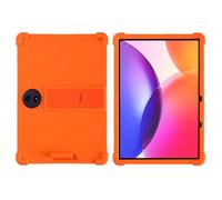 INSOLKIDON Compatibile Per TCL TAB A1 Plus 12.2 inch 9445X Tablet Custodia protettiva in Silicone Cover con Funzione di Supporto Custodia protettiva con copertura totale contro le cadute (Orange)