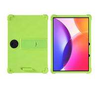 INSOLKIDON Compatibile Per TCL TAB A1 Plus 12.2 inch 9445X Tablet Custodia protettiva in Silicone Cover con Funzione di Supporto Custodia protettiva con copertura totale contro le cadute (Verde)