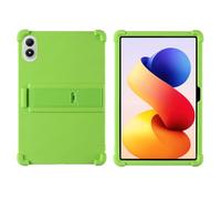 INSOLKIDON Compatibile Per Xiaomi Poco Pad M1 12.1 INCH 2509ARPBDG Tablet Custodia protettiva in Silicone Cover con Funzione di Supporto (Verde)