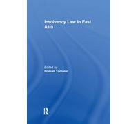 Insolvency Law in East Asia