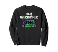 Insomnia 3AM Overthinker Melting Clock Aesthetic Felpa