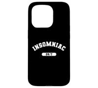 Insomniac 24 7 - Sarcastic College University Style Custodia per iPhone 15 Pro