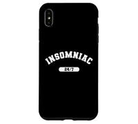Insomniac 24 7 - Sarcastic College University Style Custodia per iPhone XS Max