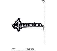 Insomnium Melodic Death Metal Band Distintivo Ricamato Applicazioni Il Ferro Sulla Toppa Patch Accessorio