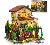 INSOON Set di costruzione di case vinicole con luci, castello di vigneti, decorazione per la casa, 1826 pezzi, kit di costruzione autunnale per cabine, regalo di compleanno per adulti, adolescenti