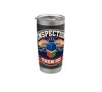 INSPECTION THEN GO Speedcubing Ispezione Cubo Bicchiere termico in acciaio inox doppia parete