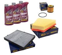 Inspektions Set Pacchetto + Olio 1.2 per VW Polo 9N 6R Fox Skoda Roomster Fabia