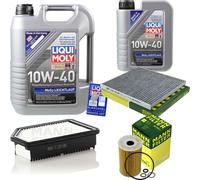 Inspektionskit Filtro LIQUI MOLY Olio 6L 10W-40 per Kia Rio III Ub 1.4 Crdi