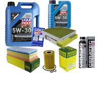 Inspektionspake 6L Liqui Moly 5W-30 da Molto Tempo Alto Tech per Audi A4 Avant