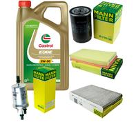 INSPEZIONE KIT FILTRO CASTROL 5L OLIO 5W30 Per VW New Beetle 9C1 1C1 2.0 1.6