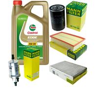 INSPEZIONE KIT FILTRO CASTROL 5L OLIO 5W30 Per VW New Beetle 9C1 1C1 2.0 1.6