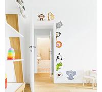 Inspio Adesivo Da Parete - Animaletti Dello ZOO Intorno Alla Porta (N. 2 - lato sinistro)