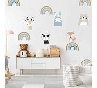 INSPIO Adesivo da parete con arcobaleno, colori pastello, NEUTRAL