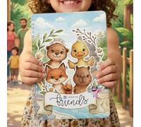 INSPIO Amici XXL: libro interattivo con - 26 pagine + 4 animali e 170 accessori