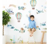 Inspio Carta Da Parati Autoadesiva Aerei E Palloncini Con Nome