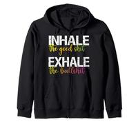 Inspirare Il Buon espirare Il Chakra Psichedelico di Yoga delle stronzate Felpa con Cappuccio