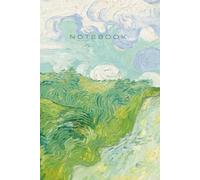 Inspiration by Great Masters - Van Gogh Notebook: Green Wheat Fields, Auvers (1890): Daily Planner · Goals, To-Dos & Notes · 6×9 inch (A5) · 64 Pages