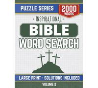 Inspirational Bible Word Search Puzzle Book - Large Print: 2000 Words | 100 Themed Christian Word Find Puzzles Featuring Genesis, Women of the Bible, Angels & More | Volume 2