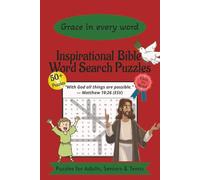 Inspirational Bible Word Search Puzzles: Word search with easy to read print about bible verses, words of faith, hope and more | 6 x 9 inches, 110 ... Gift for Vacations, Holidays and Free Times.