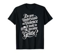 Inspirational Citazione Profonda Filosofia Emozionale Edgy Estetica Maglietta