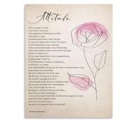 Inspirational Farmhouse Wall-Art Motivational Quote Canvas Print Encouraging Poster for Home Decor Christmas or Birthday Gift(Framed,16x24inch(40x60cm))