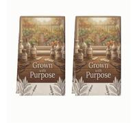 Inspirational Garden Herb Apothecary Vasetti 2 Pz Asciugamani da cucina