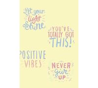 inspirational journal; simple blank lined notebook; 100 pages for notes, ideas, thoughts, sketches, goals; diary, journal, writer, planner, sketch book; gift idea for friends and family