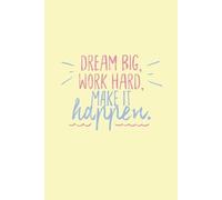 inspirational journal; simple blank lined notebook; 100 pages for notes, ideas, thoughts, sketches, goals; diary, journal, writer, planner, sketch book; gift idea for friends and family