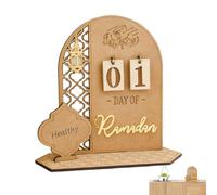 Inspirational Moon-Star Sign, Festival Countdown Decoration, Desk Display Accessory, Motivational Seasonal Extra Stylish, Tabletop Decor with Elegant Design, Countdown Item for Mother Grandmother