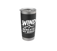 Inspirational Mountain Quote Wind Beneath My Wings Bicchiere termico in acciaio inox doppia parete