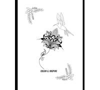 Inspirational Nature Mandalas Coloring Book” - Birds, Flowers and Positive Quotes for Relaxation and Mindfulness: Mindful Coloring Book with Mandalas and Motivational Quotes for Relaxation and Joy