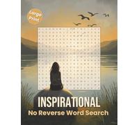 Inspirational No Reverse Word Search: 50 Large Print Puzzles with 21 Words Each | Forward, Down & Diagonal Only | Gentle Challenge Easy Level Word ... | Mindful Moments for Adults and Seniors