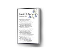 Inspirational Poem on Perseverance Canvas, Motivational Quote Wall Art for Home or Office(Unframed,16x24inch(40x60cm))