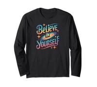 Inspirational Positive Saying Life Motivational Hustle Maglia a Manica
