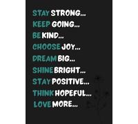 Inspirational Quotes Ruled Notebook Journal - A5 Size, 160 Pages | For Students, Office, Personal Diary | Paperback