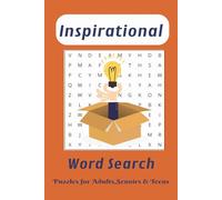 Inspirational Word Puzzle Book: Word Searches with Easy-to-Read Print containing Inspirational Words and Words that are Inspiring | 6 x 9 Inches, 110 ... for Holidays, Vacations and Leisure Times