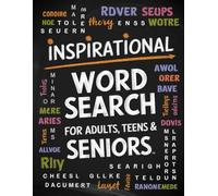Inspirational Word Search for Adults, Teens and Seniors: A Mindful Puzzle Book to Relax, Focus, and Stay Inspired