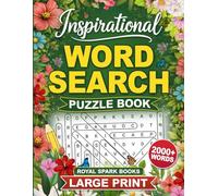 Inspirational Word Search Puzzle Book: Large Print · 100 Uplifting Word Search Puzzles for Adults & Seniors · Relaxation, Positivity & Peaceful Moments