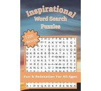 Inspirational Word Search Puzzles: 1200 Words, Fun & Relaxation For All Ages | Puzzles for Stress Relief, Travel and Vacations | Perfect for Mindfulness and Stress Relief | 6 x 9 Inches, 162 pages