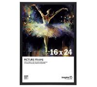 Inspire By Hampton OXFORD IBHOXF1624NGXPK1 - Cornice portafoto in acrilico (non in vetro), 41 x 61 cm, colore: nero